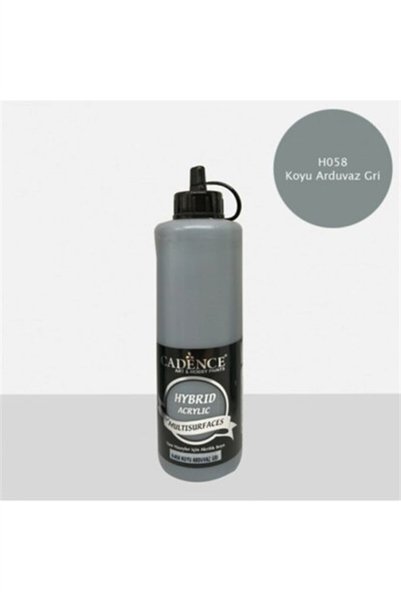Cadence Hybrid Multisurface Akrilik Boya 500 Ml. H-058 Koyu Arduvaz Gri