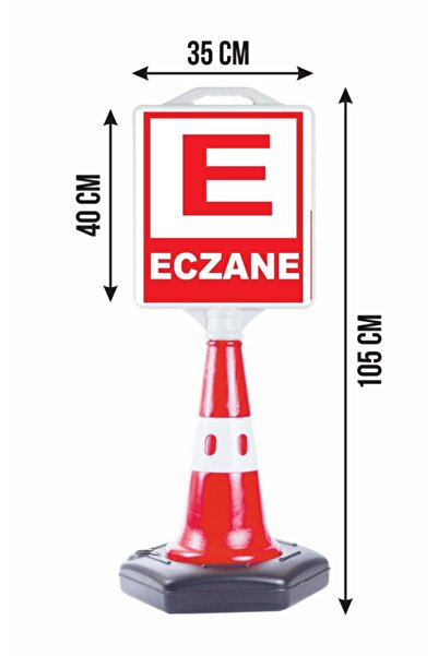 limereklam Duba Nöbetçi Eczane Baskılı Çift Taraflı 35x40