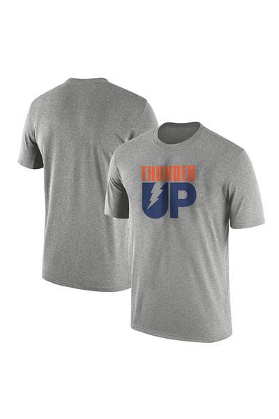 usateamfans Ανδρικό γκρι μπλουζάκι Okc Thunder Up