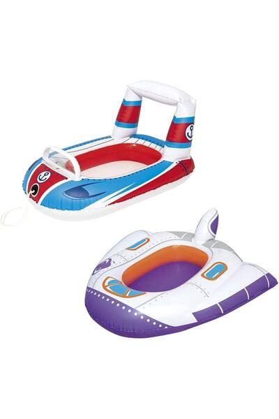 BESTWAY 104X99 cm Children's Boat with Vehicle Figure - 34106 Toy Akids