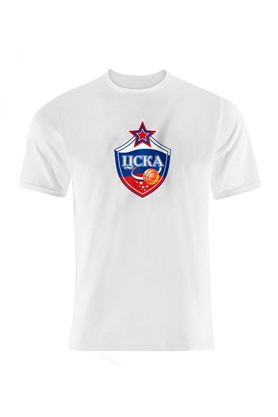 usateamfans Ανδρικό λευκό μπλουζάκι Euroleague Cska