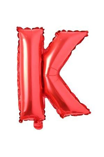 kidspartim بالون فويل أحمر بحرف K مقاس 40 سم