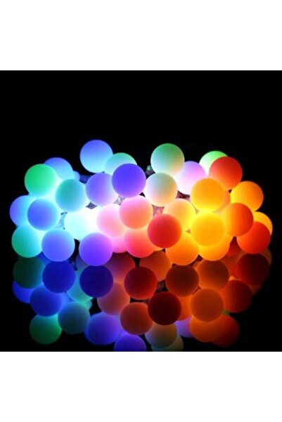 24Sat Renkli Solar Güneş Enerjili Bahçe Teras Balkon Ağaç Lambası Aydınlatması 50 Led