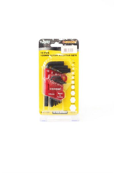 Eltos Edoni 120 Mm Allen Set 10 Pieces Allen