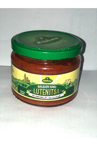 Kühne Balkan Sosu Köz Patlıcan Köz Kırmızı Biber Lutenıtsa 290 gr