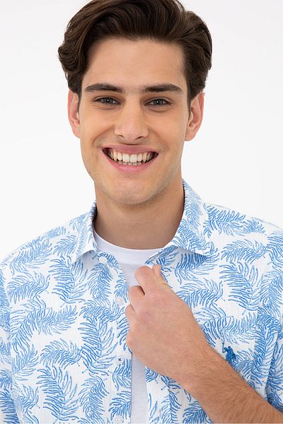 U.S. Polo Assn. Blue Men's Shirt
