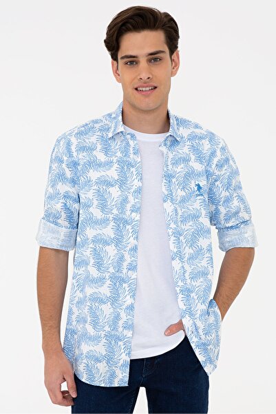 U.S. Polo Assn. Kék férfi ing