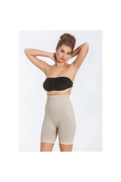 Miss Fit Women's Skin Seamless Cuffed Double Layer Corset