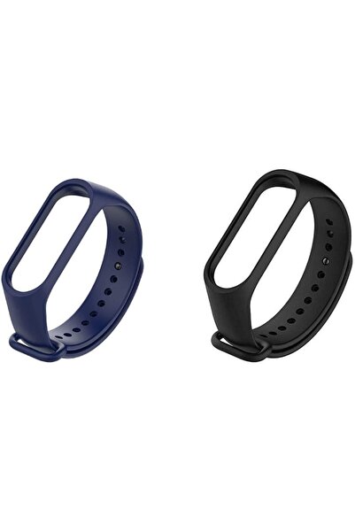 gaman Xiaomi Mi Band 3-4 Silikon Kordon 2 Li Set Kombin