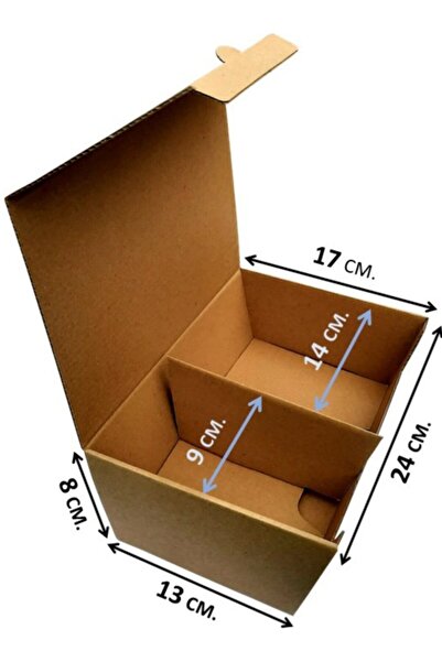 EFEPA Baskısız Hamburger Döner Kutusu 24x17x8 Cm. 100'lü Paket