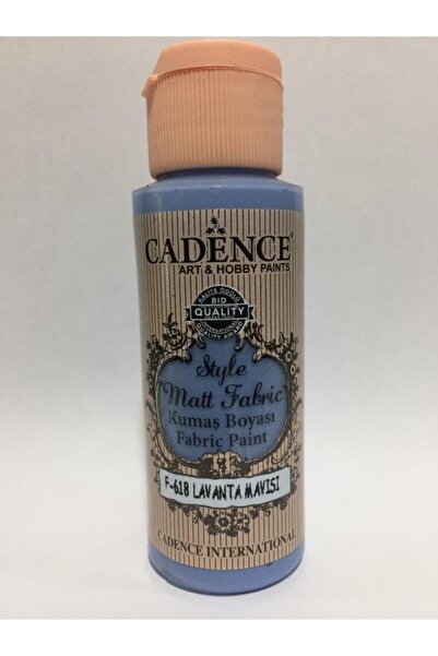 Cadence F-618 Style Matt Fabric Kumaş Boyası Lavanta Mavisi