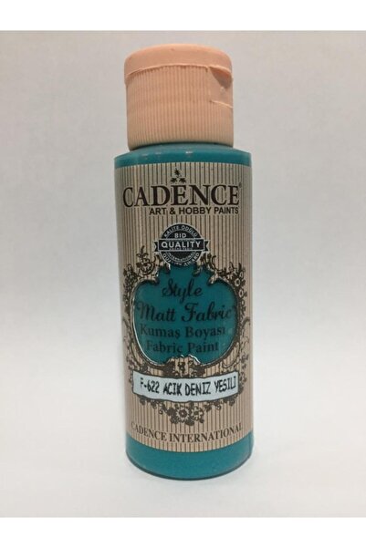 Cadence F-622 Style Matt Fabric Kumaş Boyası Açık Deniz Yeşili