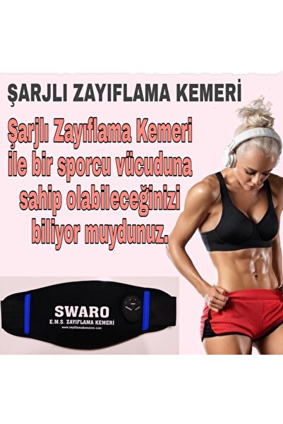 SWARO E.m.s. Kemeri,şarjlı Kemer, Titreşimli Kemer,sıkılaşma Kemeri,