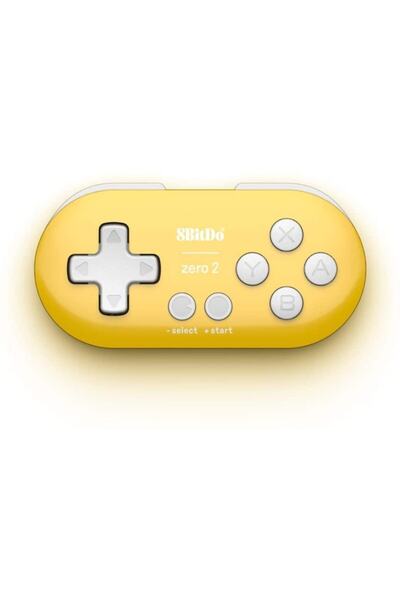 8Bitdo Sarı Zero 2 Bluetooth Oyun Kolu Nintendo Switch, Pc, Mac Os, Android