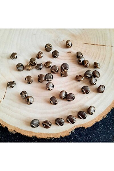 canan dizayn Metalize Midye Düğme 12,7 Mm 25 Adet