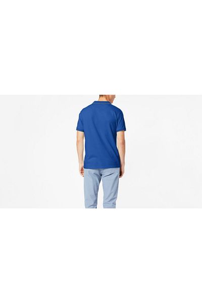 Dockers Polo Neck Blue Men's T-shirt