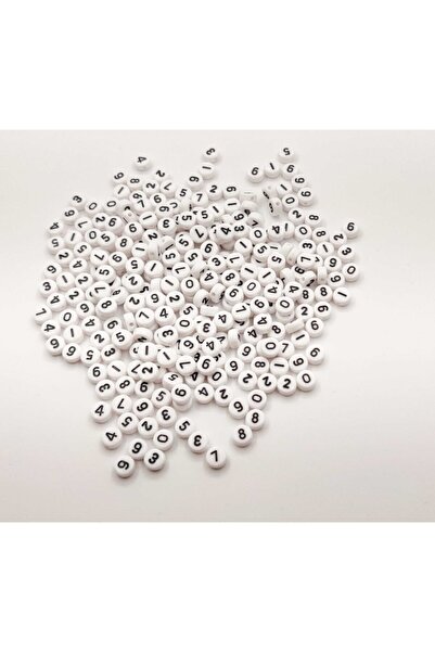yiğit aksesuar Mărgele cu numere plate 250 buc