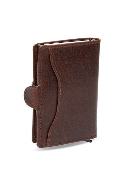 The Chesterfield Brand Albury Credit card case RFID protection Leather 7 cm