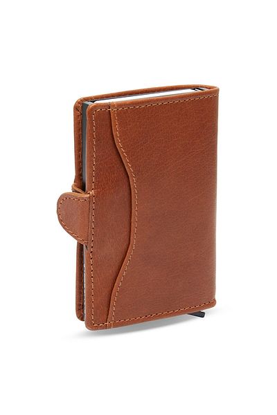 The Chesterfield Brand Albury Credit card case RFID protection Leather 7 cm