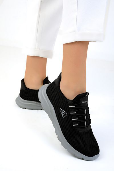 SOHO Black-Grey Women's Sneakers 18076