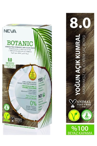 Botanic Amonyaksız Kalıcı Krem Boya Seti 8.0