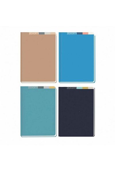 KESKİN COLOR 20x28 Cm Sharp Color Zoom - Striped Notebook with Hard Cover and Stitched