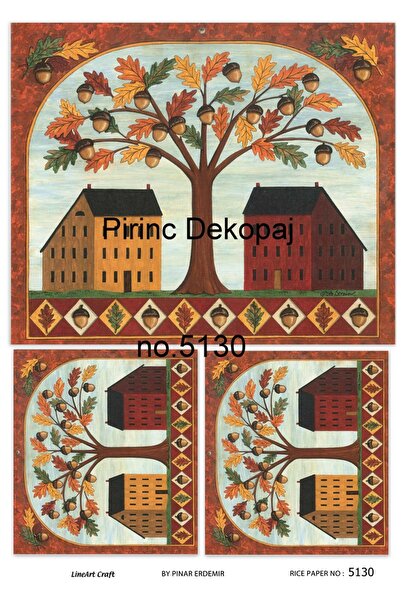 LİNEART 5130 بلد - ديكوباج نحاسي بنمط المدينة 30x42