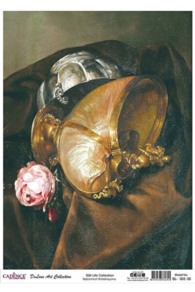 Cadence مجموعة ديكوباج نحاسية مقاس 30*42 سم من لايتومورت Sl002