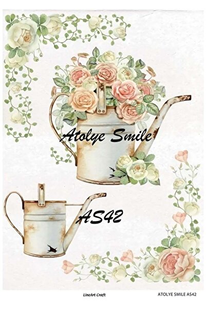 Atölye 7-77 ورشة عمل Smile As42 - 30x42 ديكوباج نحاسي