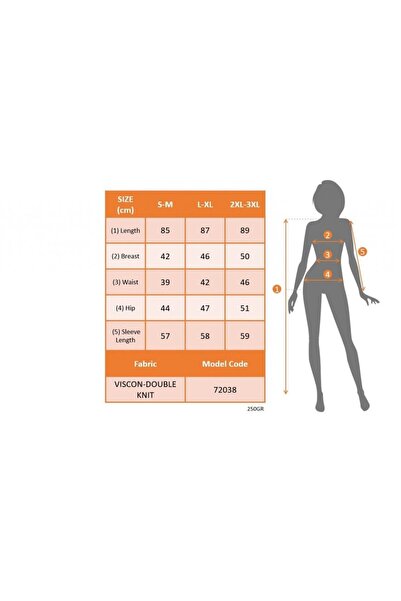 Zühre Women's Long Sleeve Crew Neck Laser Cut Pearl Detail Viscose Two Thread Mini Length Dress