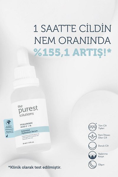 The Purest Solutions Renewing Skin Care Serum - Intense Moisturizing and Plumping Effect DEMBA3984