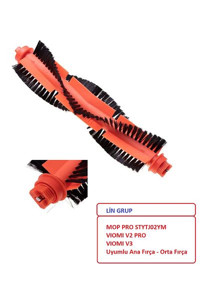 LİN GRUP Xiaomi Mop Pro Viomi V2 Pro V3 - 1 Compatible Middle and Main Brush