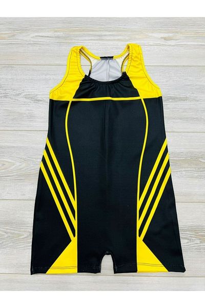 ÖYKÜ KİDS Girl's Swimsuit with Shorts