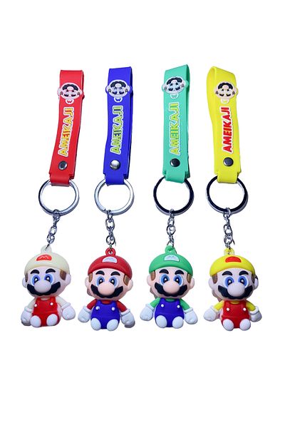 neptünstore Super Mario 3D - 1 Piece Silicone Keychain