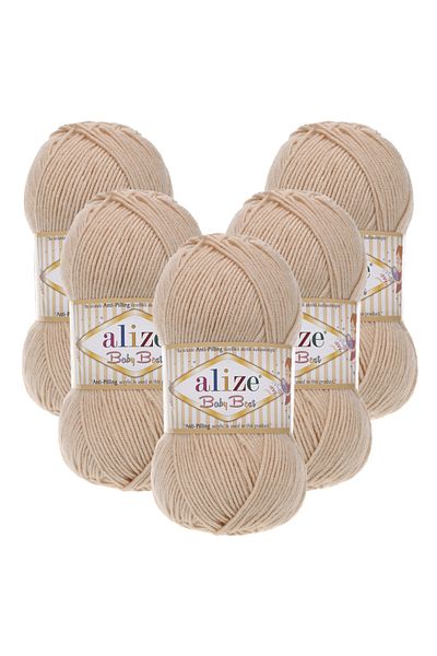 Alize Baby Best 5 Pack 382 Ανοιχτό ροδακινί πλεκτό νήμα
