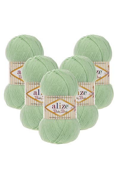 Alize Baby Best 5 Pack 41 Ανοιχτό πράσινο πλεκτό νήμα