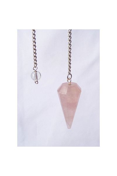 DOĞAL TAŞ CENNETİ Pink Quartz Natural Stone Pandula| Pendulum