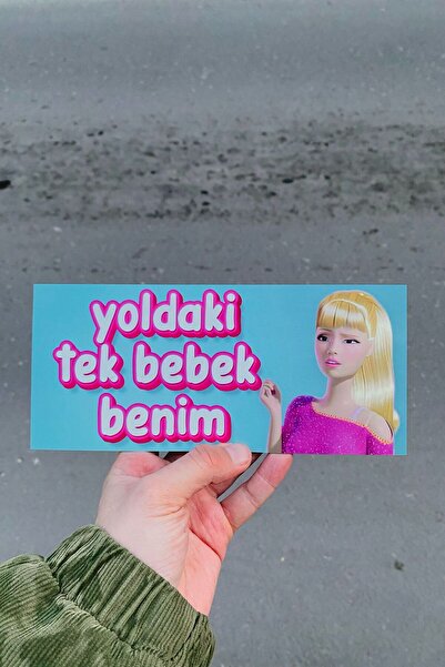 Genel Markalar Barbi Yoldaki Tek Bebek Benim Araba Magneti