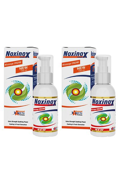 Com Noxinox Cream - 100 Ml Massage Cream, Pack of 2