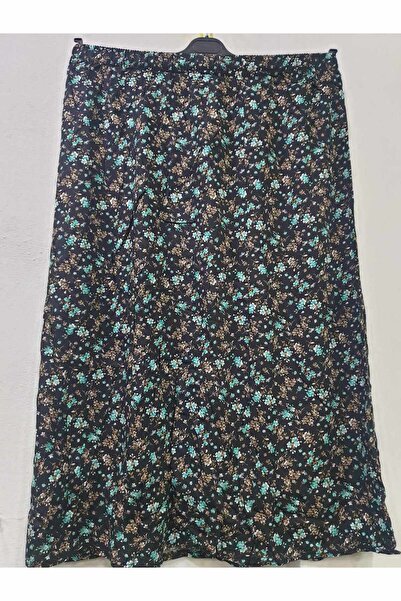 sercan konfeksiyon KADIN 6 PARÇALI BASMA VİSKON KUMAŞ ANNE ETEĞİ