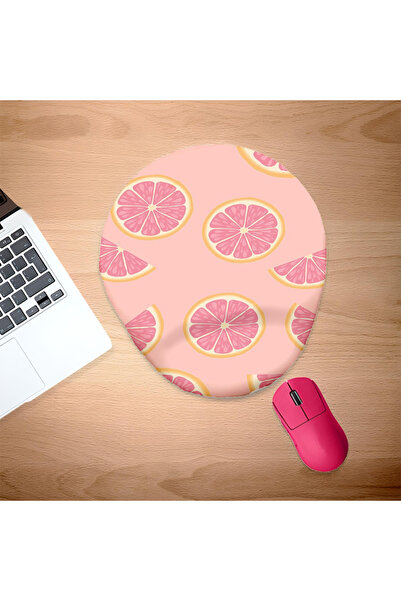 UcuruStore Greyfurt Desen Bilek Destekli Mouse Pad