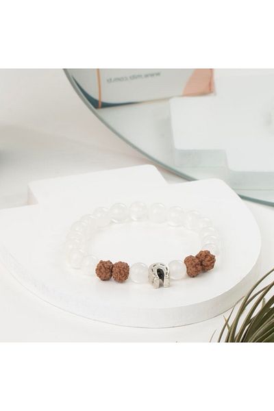 Mitr Selenite Natural Stone Bracelet