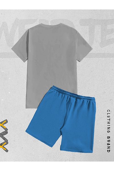 WEARTEX New Season 2-Piece XX Smile Printed Shorts T-shirt Set