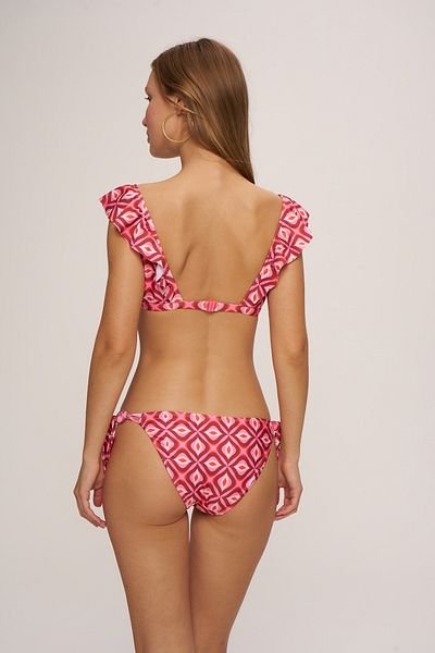 Pierre Cardin Lace-Up Faux Jumpsuit Bikini Bottom