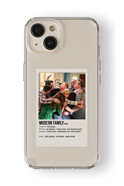 Multitronic Iphone 13 Uyumlu Modern Family Palaroid Poster Tasarım Baskılı Şe...