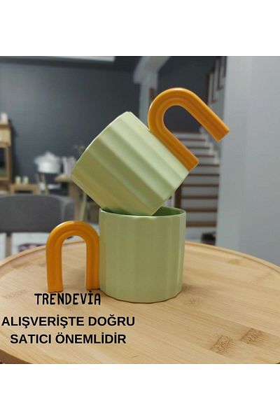 KRD Home PORCELAIN Mug nescafe glass cappuccino glass 2 seater 250 ml