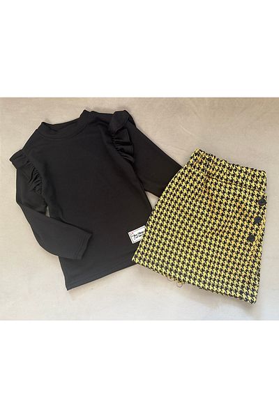 SANTRALBEBE Girl's Shorts and Skirt Set