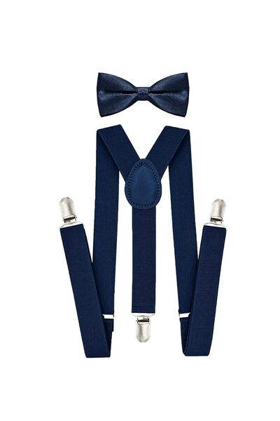 Bloom Store April 23 Boy's Red Trousers Suspenders and Bow Tie Suit 1-7 Years