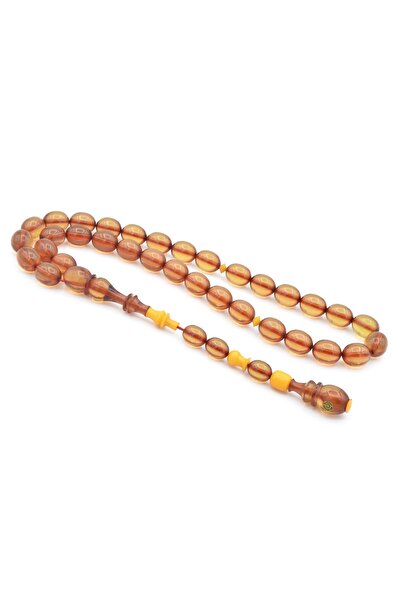 Murty99 Model Şenalp semnat de maestru Bej Strângere Amber Tasbih 002