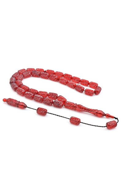 Murty99 Capsulă tăiată manuală cu stilou, roșu, chihlimbar, mărgele de rugăciune